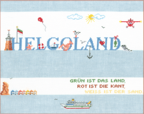 Helgoland  Stickpackung Kreuzstich