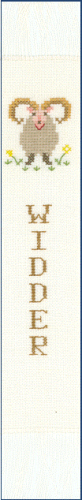 Widder - Kreuzstich - Stickvorlage zum Sticken
