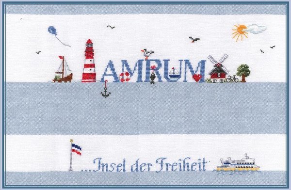 Amrum - Kreuzstich - Stickvorlage