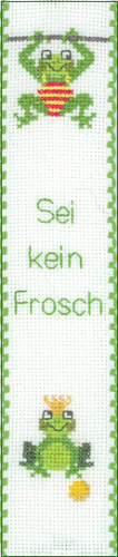 Frosch - Kreuzstich - Stickvorlage zum Sticken