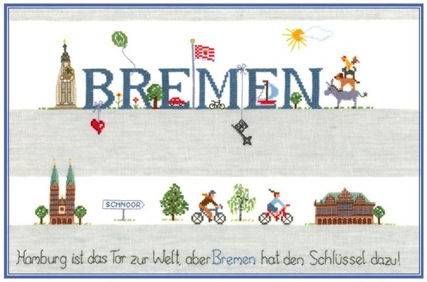 Bremen - Kreuzstich - Stickvorlage