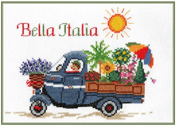 Bella Italia - Kreuzstich - Stickvorlage